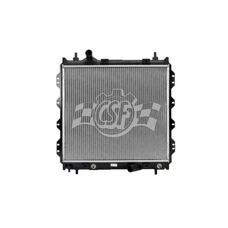 CSF 2972 1 Row Plastic Tank Aluminum Core Radiator 2972